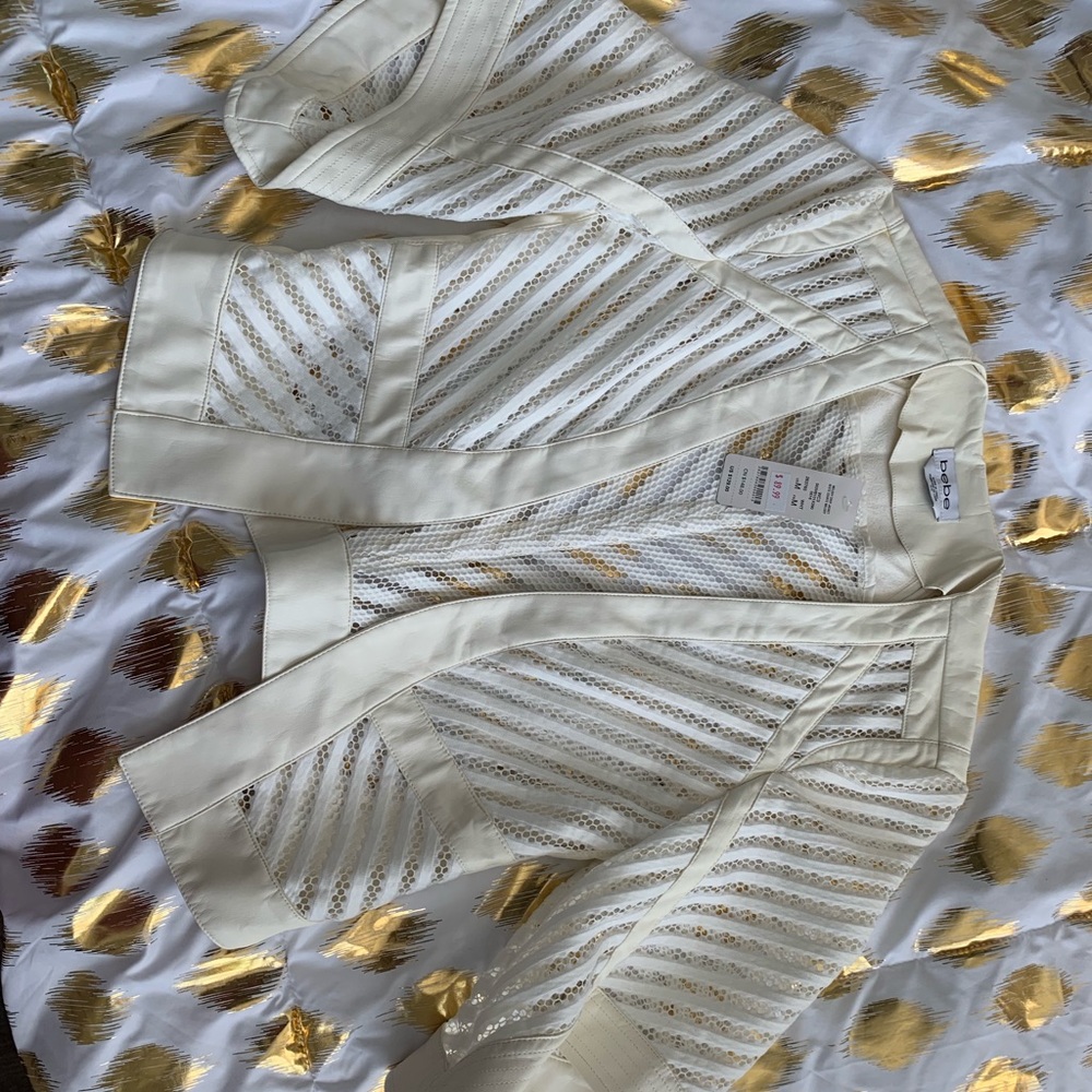 Bebe Faux Leather Jacket